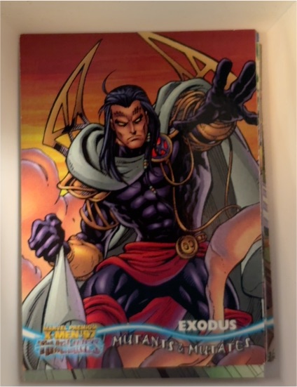1997 Fleer Marvel Premium X-Men '97 Timelines #13 Exodus — front