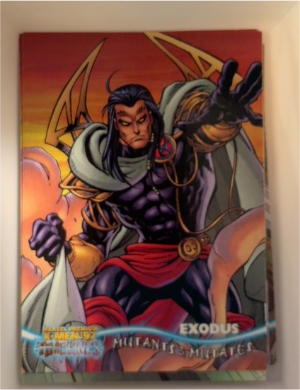1997 Fleer Marvel Premium X-Men '97 Timelines #13 Exodus — front