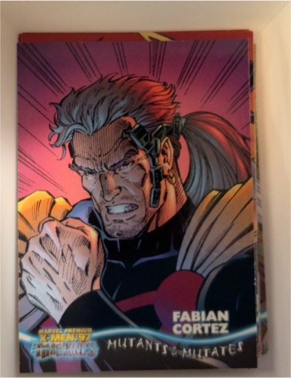 1997 Fleer Marvel Premium X-Men '97 Timelines #14 Fabian Cortez — front