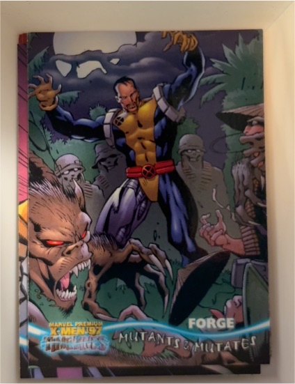 1997 Fleer Marvel Premium X-Men Timelines #16 Forge — front