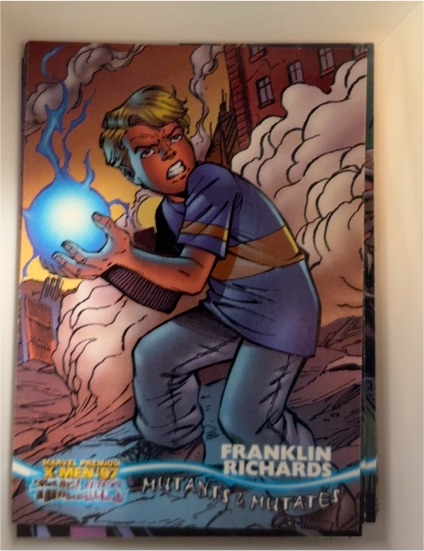 1997 Fleer Marvel Premium X-Men Timelines #17 Franklin Richards — front
