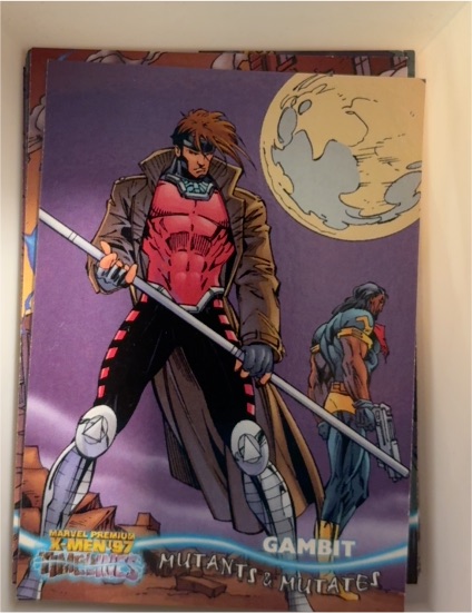 1997 Marvel Premium X-Men Gambit Mutants & Mutates — front
