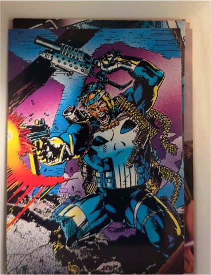 1992 Comic Images The Punisher War Journal Entry #17 — front