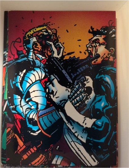 1992 Comic Images The Punisher War Journal Entry #63 Deathlok — front