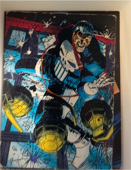 1992 Comic Images The Punisher War Journal Entry #75 — front