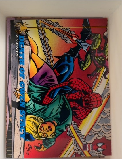 1994 Fleer Marvel The Amazing Spider-Man #141 Death of Gwen Stacy — front