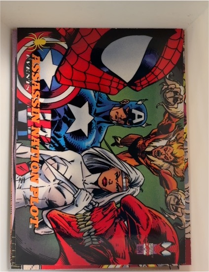 1994 Fleer The Amazing Spider-Man #140 Assassin Nation Plot — front