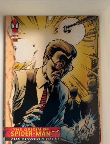 1994 Fleer Marvel The Origin of Spider-Man The Spider's Bite #128 — front