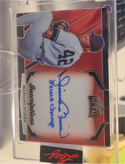 2024 Leaf Metal Inscriptions #MI-MR2 Mariano Rivera — front