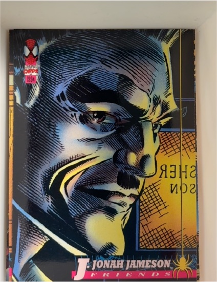 1994 Fleer Amazing Spider-Man #124 J. Jonah Jameson — front