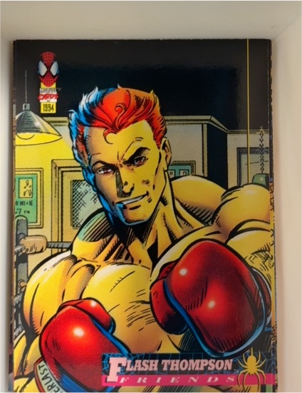 1994 Fleer Marvel Spider-Man #123 Flash Thompson — front