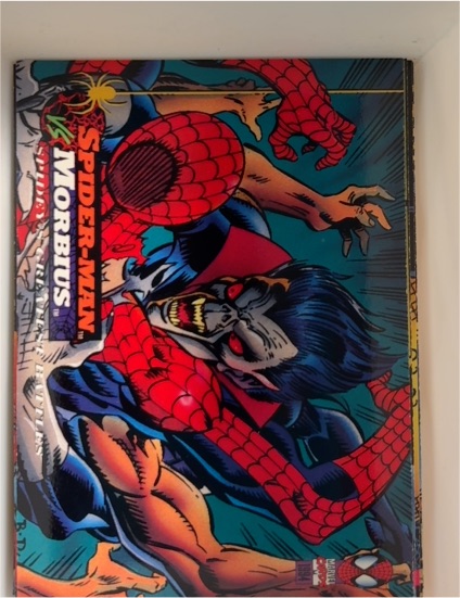 1994 Fleer Marvel The Amazing Spider-Man #121 Spider-Man vs. Morbius — front