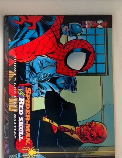 1994 Fleer The Amazing Spider-Man #119 Spider-Man vs Red Skull — front