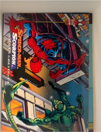 1994 Fleer The Amazing Spider-Man #118 Spider-Man Vs Scorpion — front
