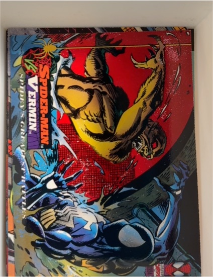 1994 Fleer Amazing Spider-Man #117 Spider-Man vs Vermin — front