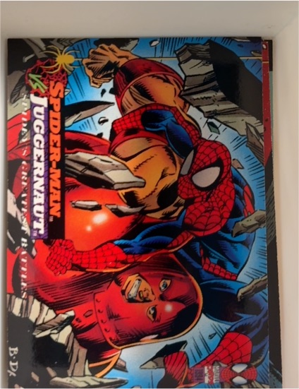 1994 Fleer Amazing Spider-Man #116 Spider-Man vs Juggernaut — front