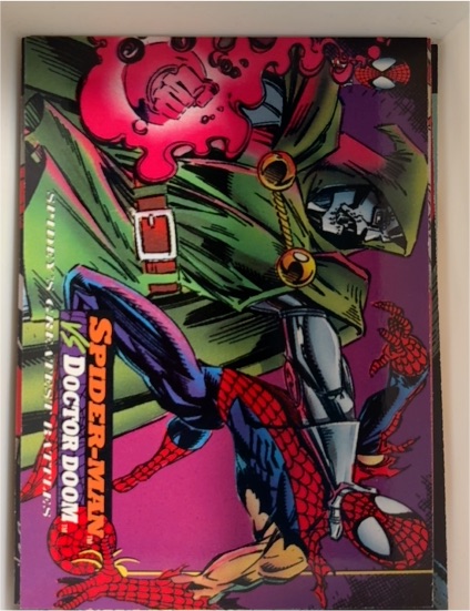 1994 Fleer The Amazing Spider-Man #113 Spider-Man vs Doctor Doom — front