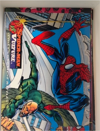 1994 Fleer The Amazing Spider-Man #112 Spider-Man vs Vulture — front
