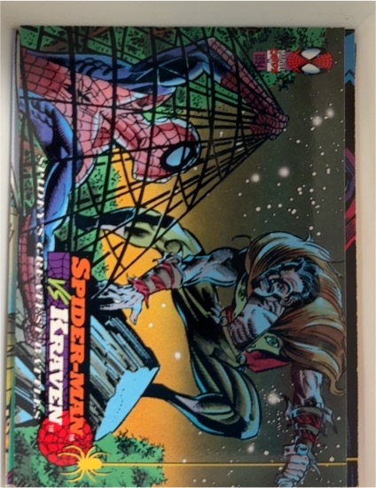 1994 Fleer Marvel The Amazing Spider-Man #109 Spider-Man vs Kraven — front