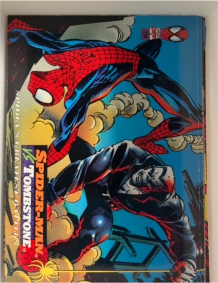1994 Fleer Marvel The Amazing Spider-Man #105 Spider-Man vs Tombstone — front