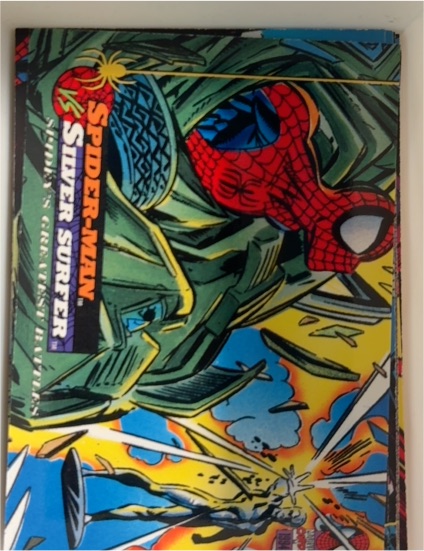 1994 Fleer Amazing Spider-Man #104 Spider-Man vs Silver Surfer — front