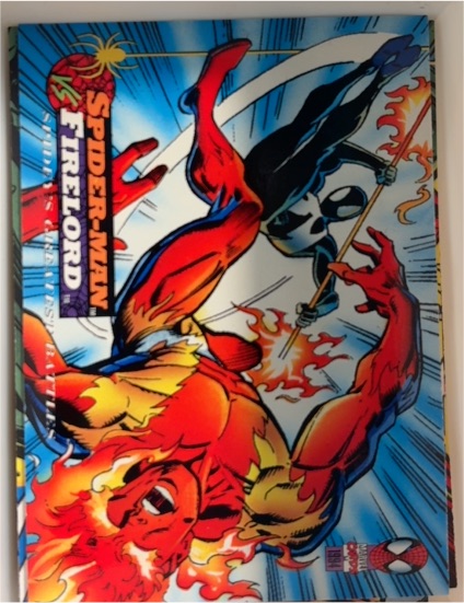 1994 Fleer The Amazing Spider-Man #103 Spider-Man vs Firelord — front