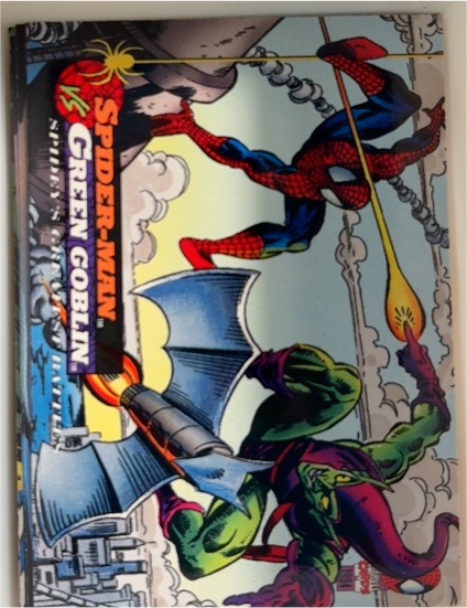 1994 Fleer The Amazing Spider-Man #100 Spider-Man vs Green Goblin — front