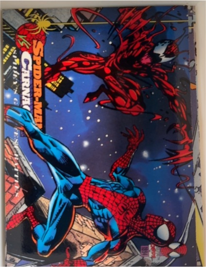 1994 Fleer Marvel The Amazing Spider-Man #98 Spider-Man vs Carnage — front