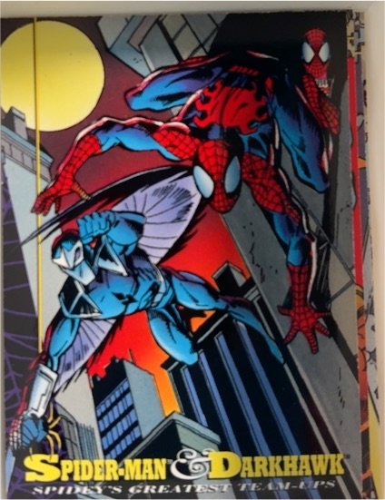 1994 Fleer Amazing Spider-Man #96 Spider-Man & Darkhawk — front