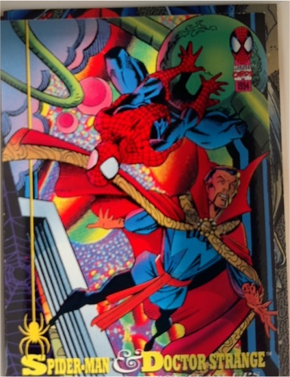 1994 Fleer Marvel Amazing Spider-Man #91 Spider-Man & Doctor Strange — front