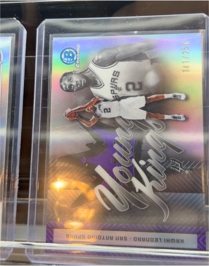 2025 Bowman Chrome #YK-10 Kawhi Leonard Young Kings — front