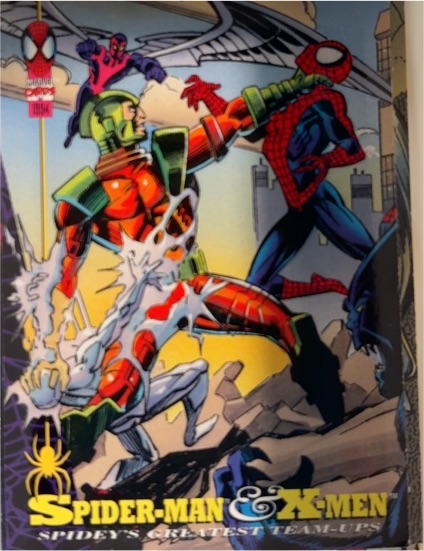 1994 Fleer Marvel Spider-Man #88 Spider-Man & X-Men — front