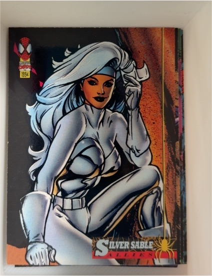 1994 Fleer Amazing Spider-Man #79 Silver Sable — front