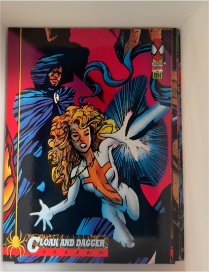 1994 Fleer Amazing Spider-Man #78 Cloak and Dagger — front