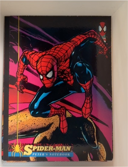 1994 Fleer The Amazing Spider-Man #75 Peter's Notebook — front