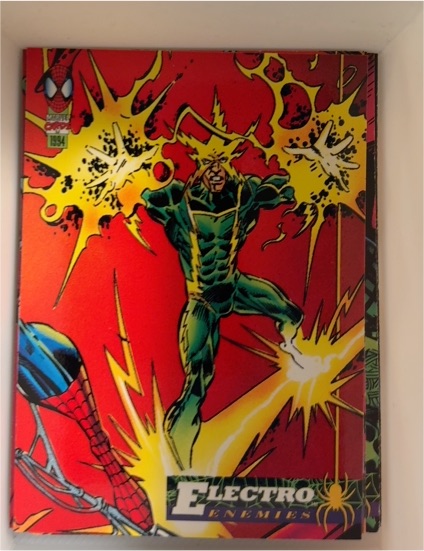 1994 Fleer Marvel Spider-Man #69 Electro — front