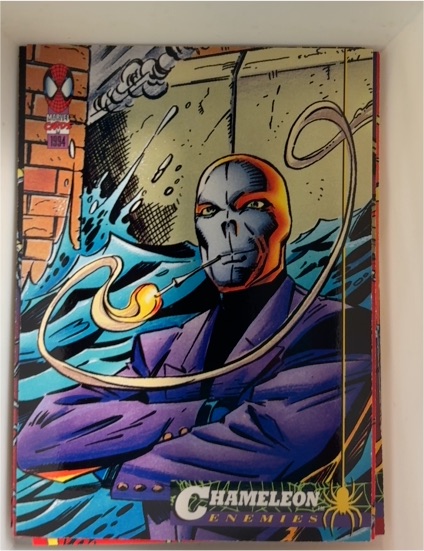 1994 Fleer Marvel Amazing Spider-Man #63 Chameleon — front