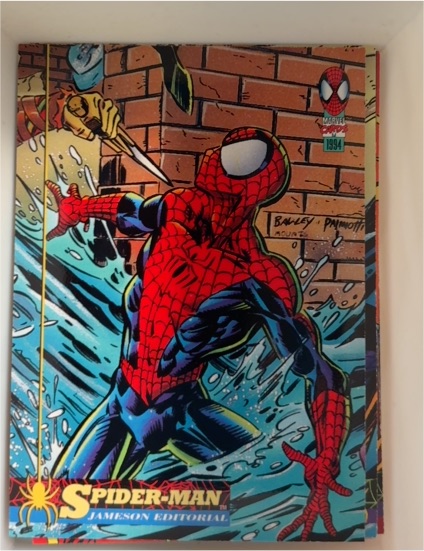 1994 Fleer Marvel Amazing Spider-Man #62 Spider-Man: Jameson Editorial — front