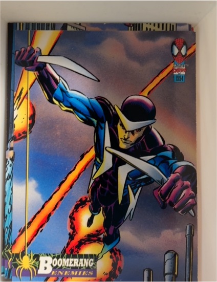 1994 Fleer Marvel The Amazing Spider-Man #57 Boomerang — front