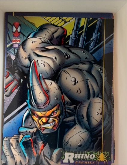 1994 Fleer Marvel The Amazing Spider-Man #54 Rhino — front