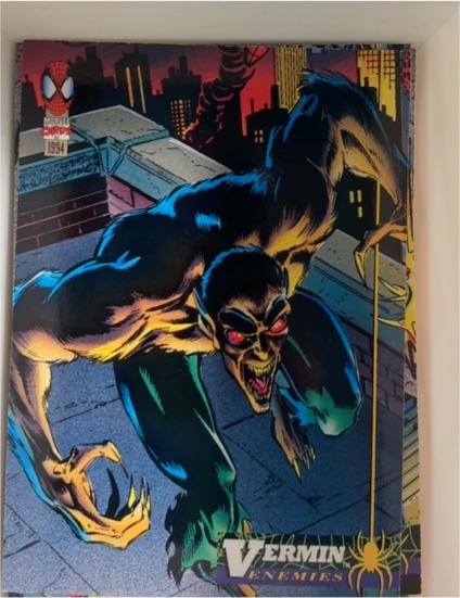 1994 Fleer Marvel Amazing Spider-Man #50 Vermin — front