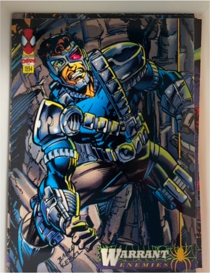 1994 Fleer Marvel The Amazing Spider-Man #43 Warrant — front