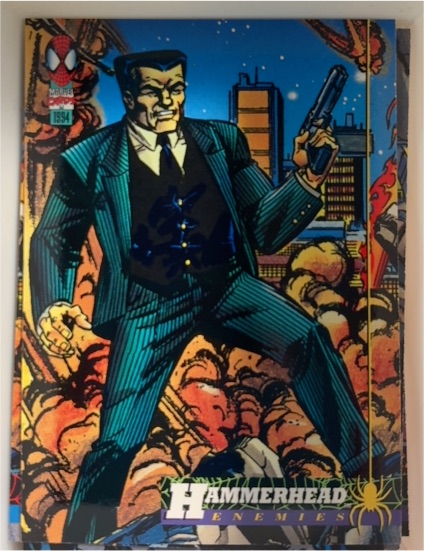 1994 Fleer Marvel The Amazing Spider-Man #40 Hammerhead — front