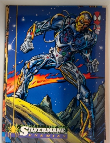 1994 Fleer Marvel The Amazing Spider-Man #39 Silvermane — front