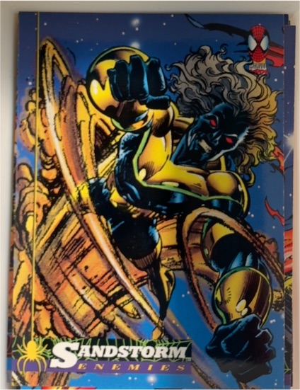 1994 Fleer Marvel The Amazing Spider-Man #37 Sandstorm — front