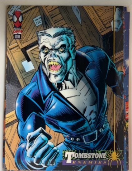 1994 Fleer Marvel Cards The Amazing Spider-Man #36 Tombstone — front