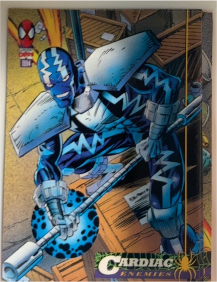 1994 Fleer Marvel The Amazing Spider-Man Cardiac #33 — front