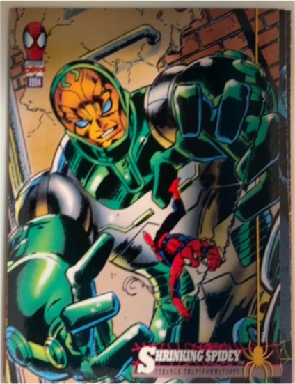 1994 Fleer The Amazing Spider-Man #27 Shrinking Spidey — front