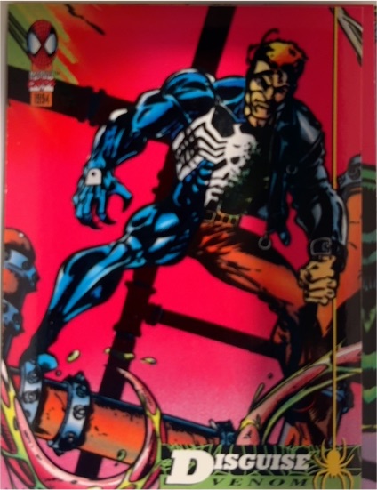 1994 Fleer Marvel Cards The Amazing Spider-Man Venom Disguise #14 — front