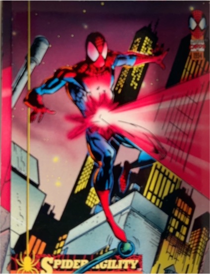 1994 Fleer Marvel The Amazing Spider-Man #5 Spider-Agility — front